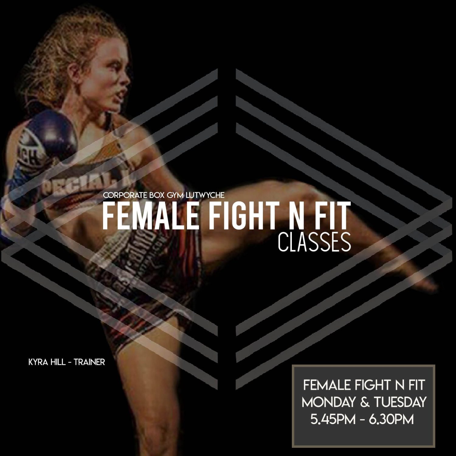 Female Fight N Fit Kyra Hill 22